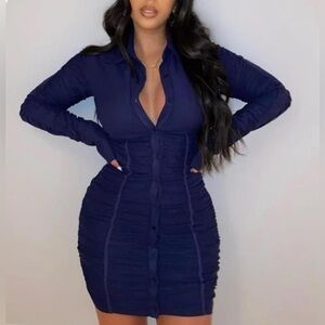 Zara Draped Dress size Small